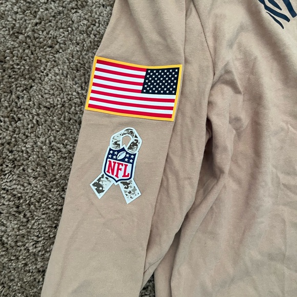 New England Patriots Salute to Service U.S. Nike NFL L/S T-shirt L - Picture 3 of 4